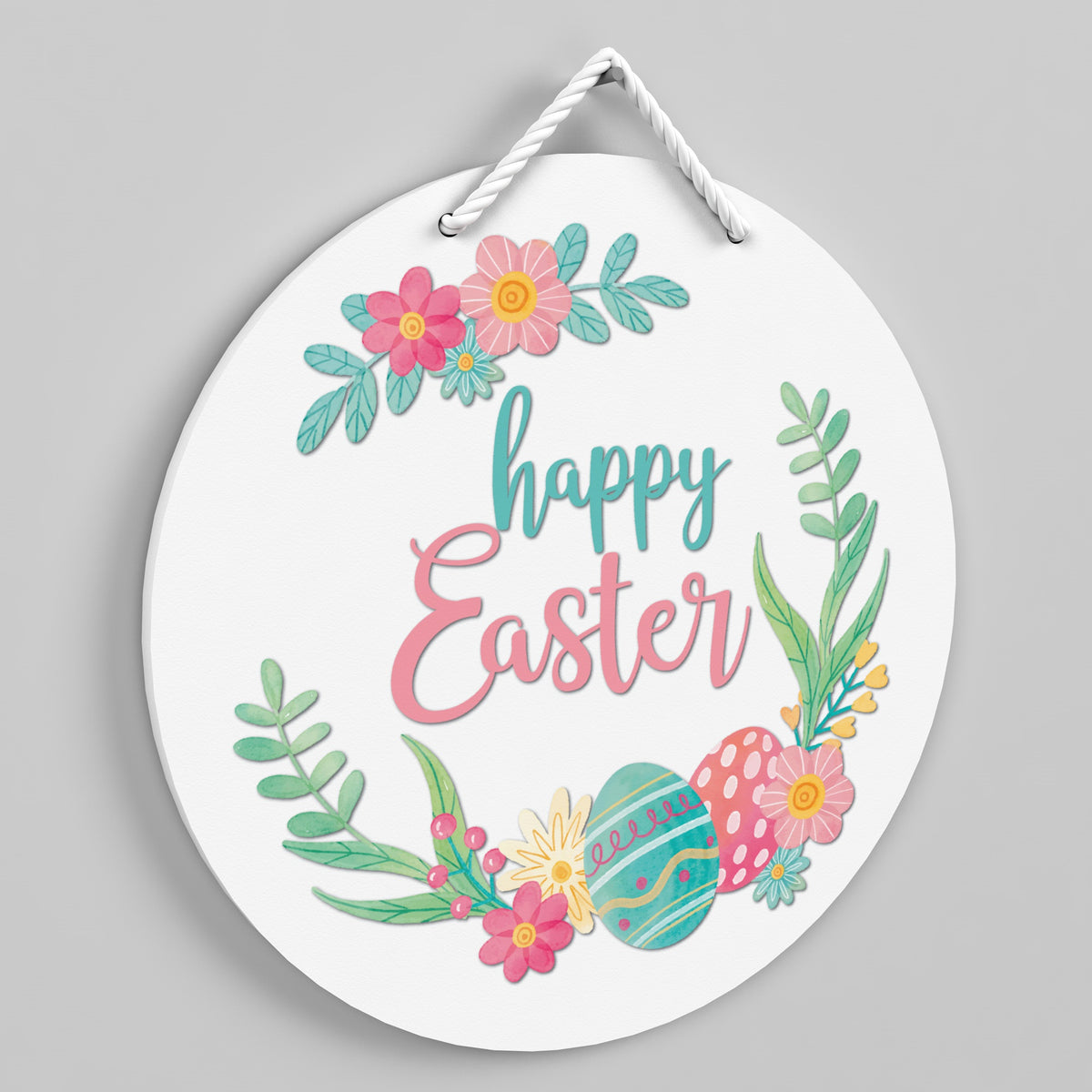 Happy Easter Door Hanger Sign