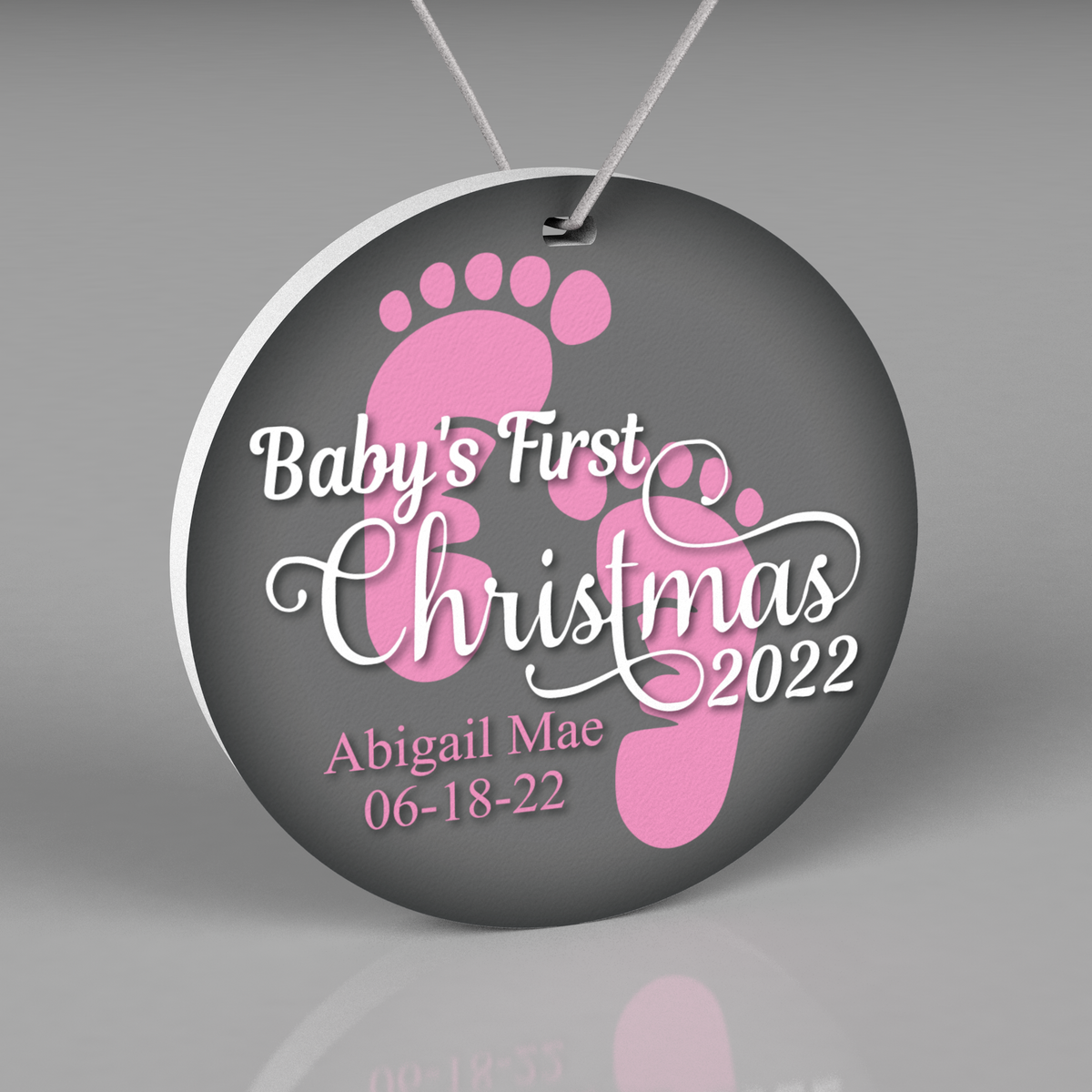 Personalized Baby's First Christmas Ornament