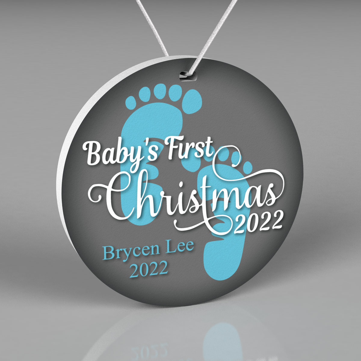 Personalized Baby's First Christmas Ornament