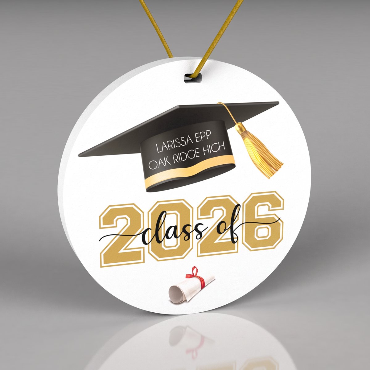 Class of 2026 graduate ornament