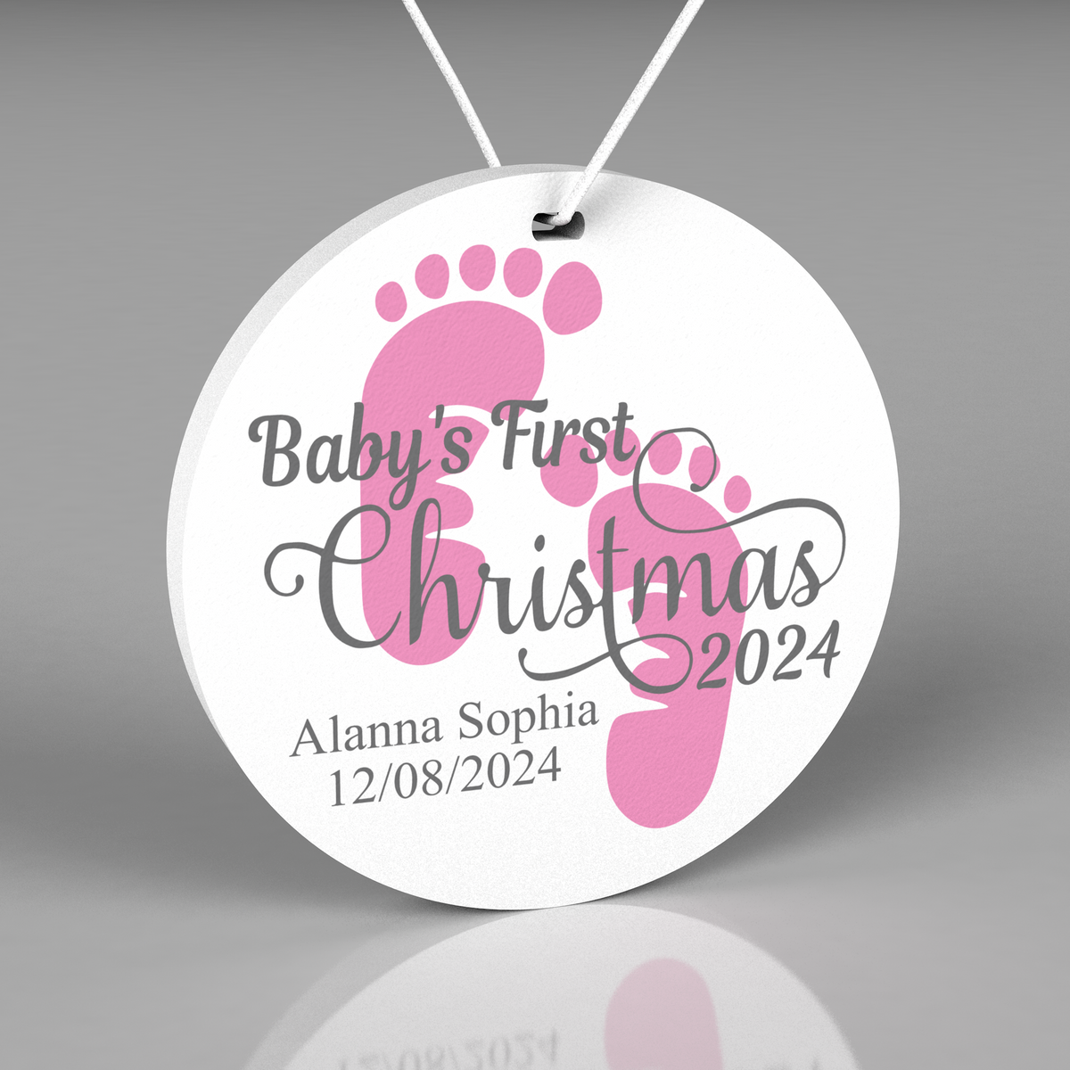 Baby First Christmas Ornament, Christmas Tree Ornament, Personalized Christmas Tree Ornaments, First Christmas, Christmas Decoration