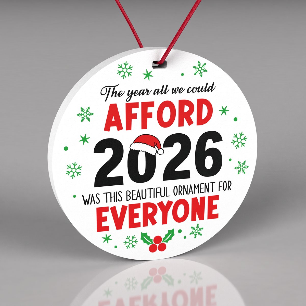 All We Could Afford ornament 2026