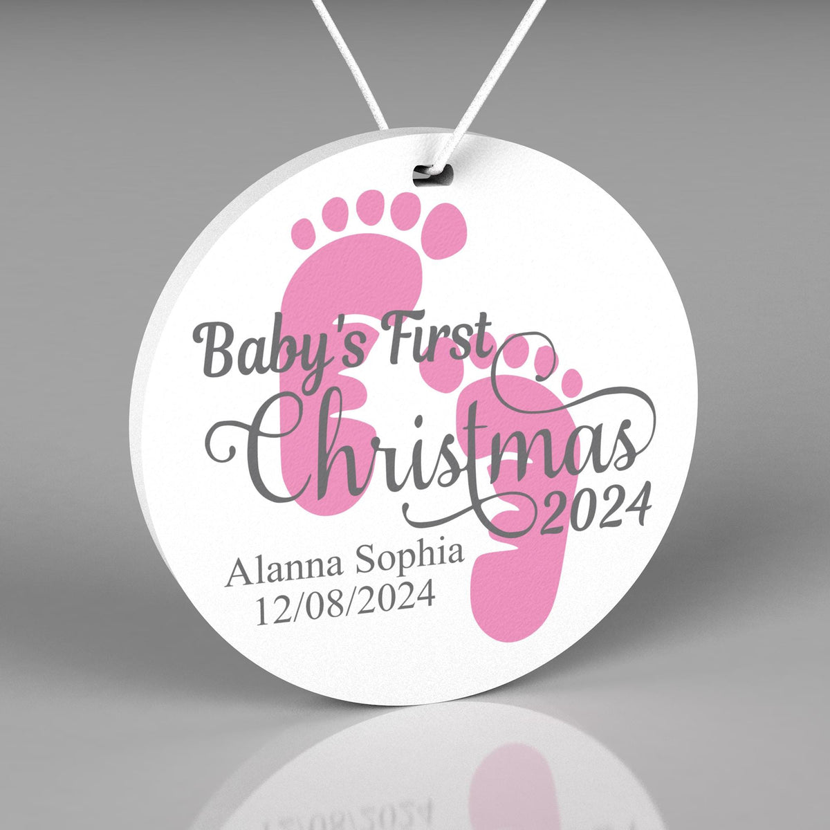 Baby First Christmas Ornament, Christmas Tree Ornament, Personalized Christmas Tree Ornaments, First Christmas, Christmas Decoration