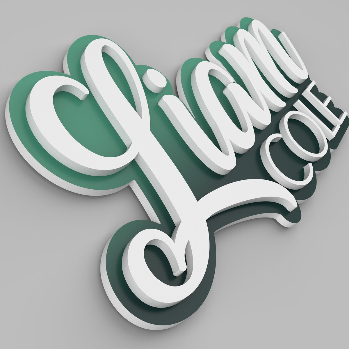 Layered Name Sign - Name Signs for Nursery Above Crib. Personalized Newborn Sign for Baby Girl