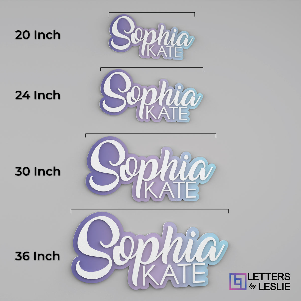 Name Sign for Nursery Above Crib. Baby Name Sign. Personalized Newborn Sign for Baby Girl