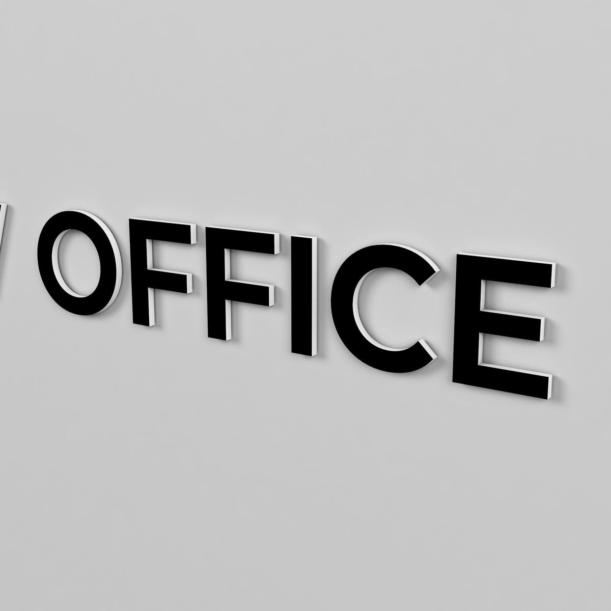 Custom PVC Letters – Indoor & Outdoor Business Sign – Office Wall Signage – Durable CNC Cut Letters for Storefront and Home Décor