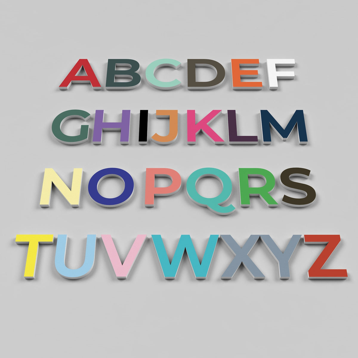 Individual Letters PVC Letters for Outdoor and Indoor Business Logos and Signs | Montserrat Black Font