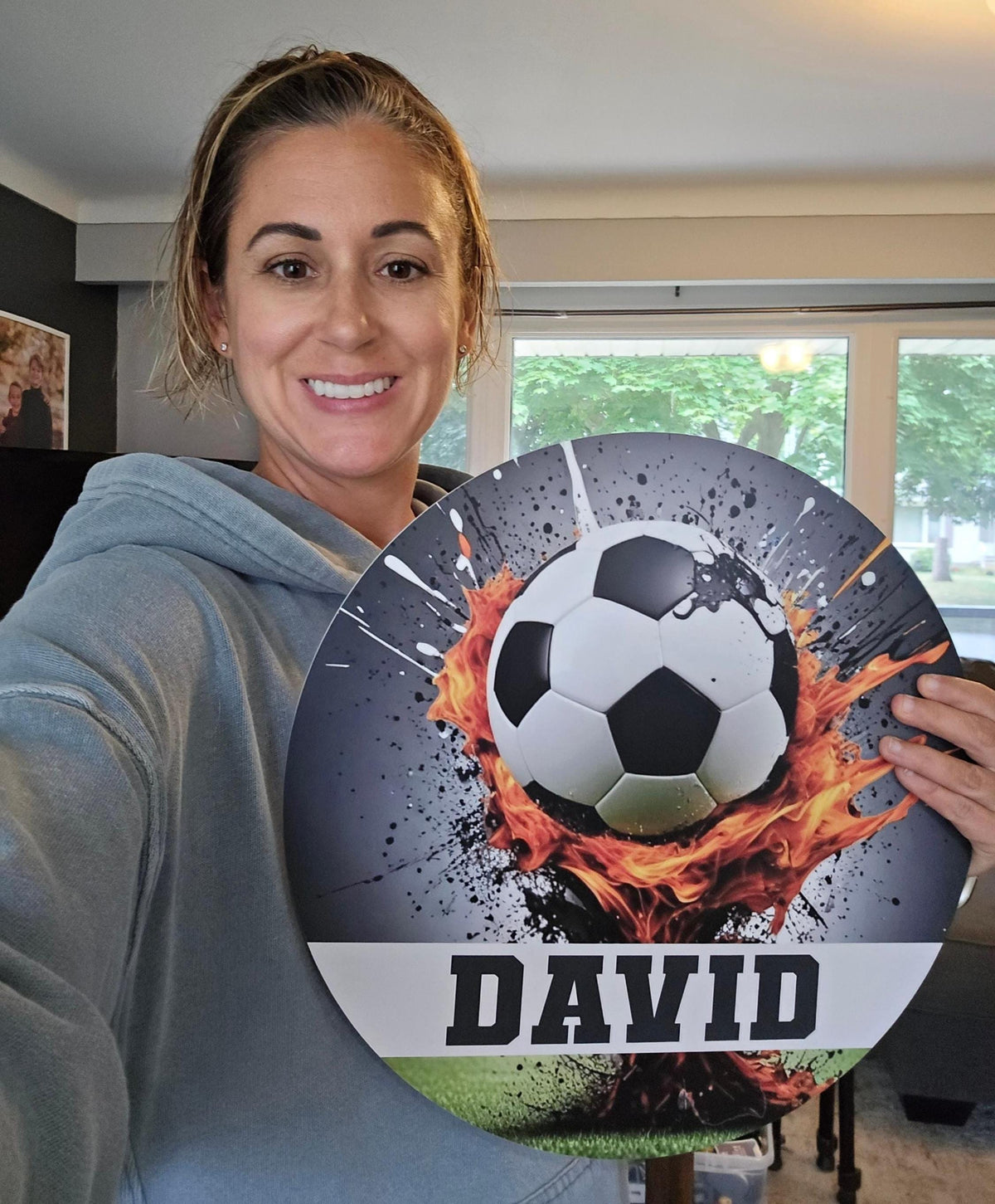 Personalized Soccer Ball Name Sign, Wall Art, Soccer Name Sign, Sports Name Sign, Gift For Soccer Players, Sports Wall Art