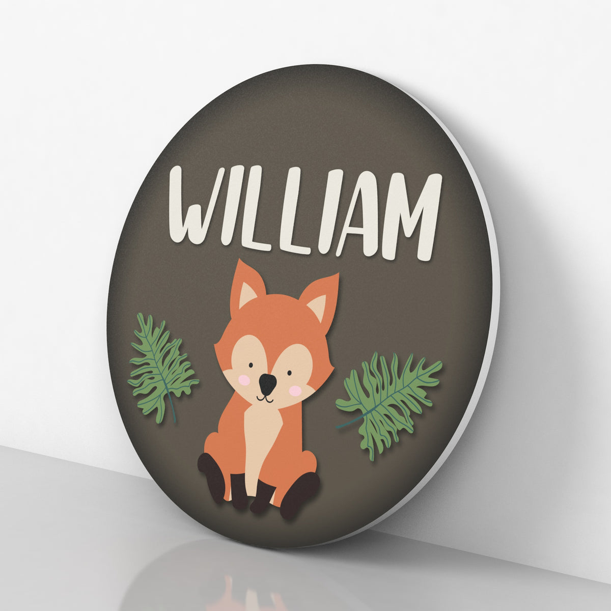 Woodland Nursery Name Sign - Fox Nursery Decor
