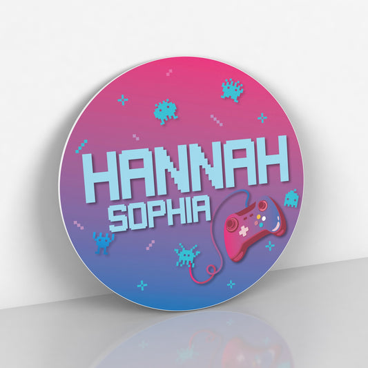 Kids Name Sign - Video Game Decor