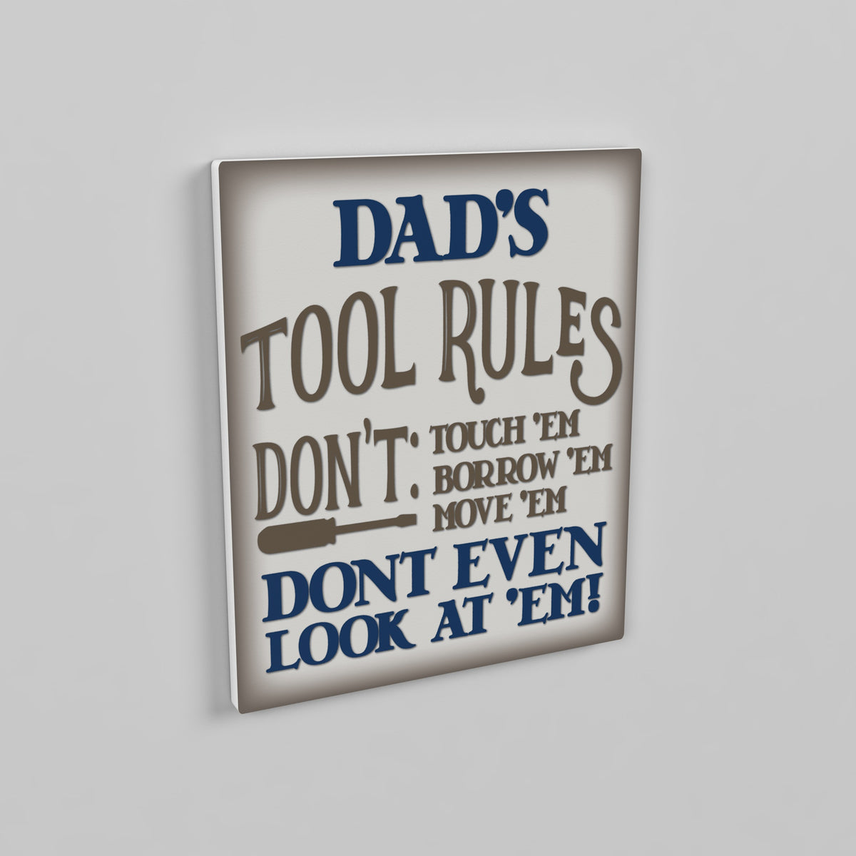 Father's Day Gift, Gift for Dad from Kids, Garage Sign, Workshop Sign