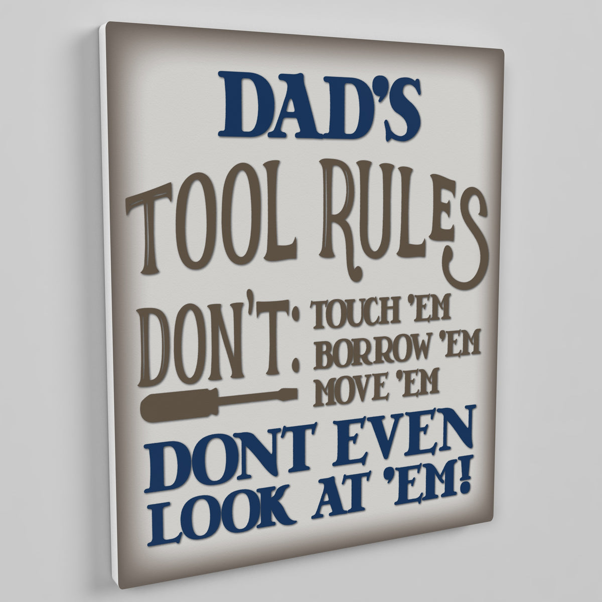 Father's Day Gift, Gift for Dad from Kids, Garage Sign, Workshop Sign