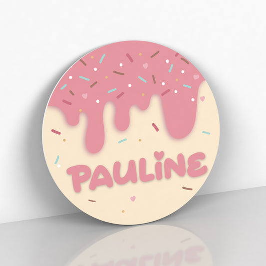Personalized Name Sign for Girls Bedroom Decor, Dessert Decor, Gift for Girls