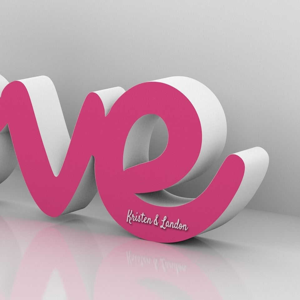 Personalized Love Sign, Valentines Day Gift for Couple, Personalized Wedding Gift