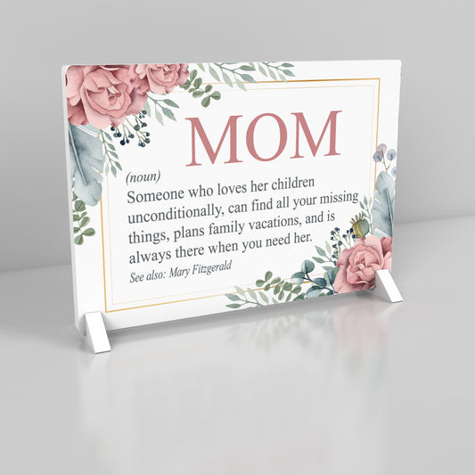 Personalized Mothers Day Gift - Gift Idea For Mom - Personalized Mom Sign for Home Decor