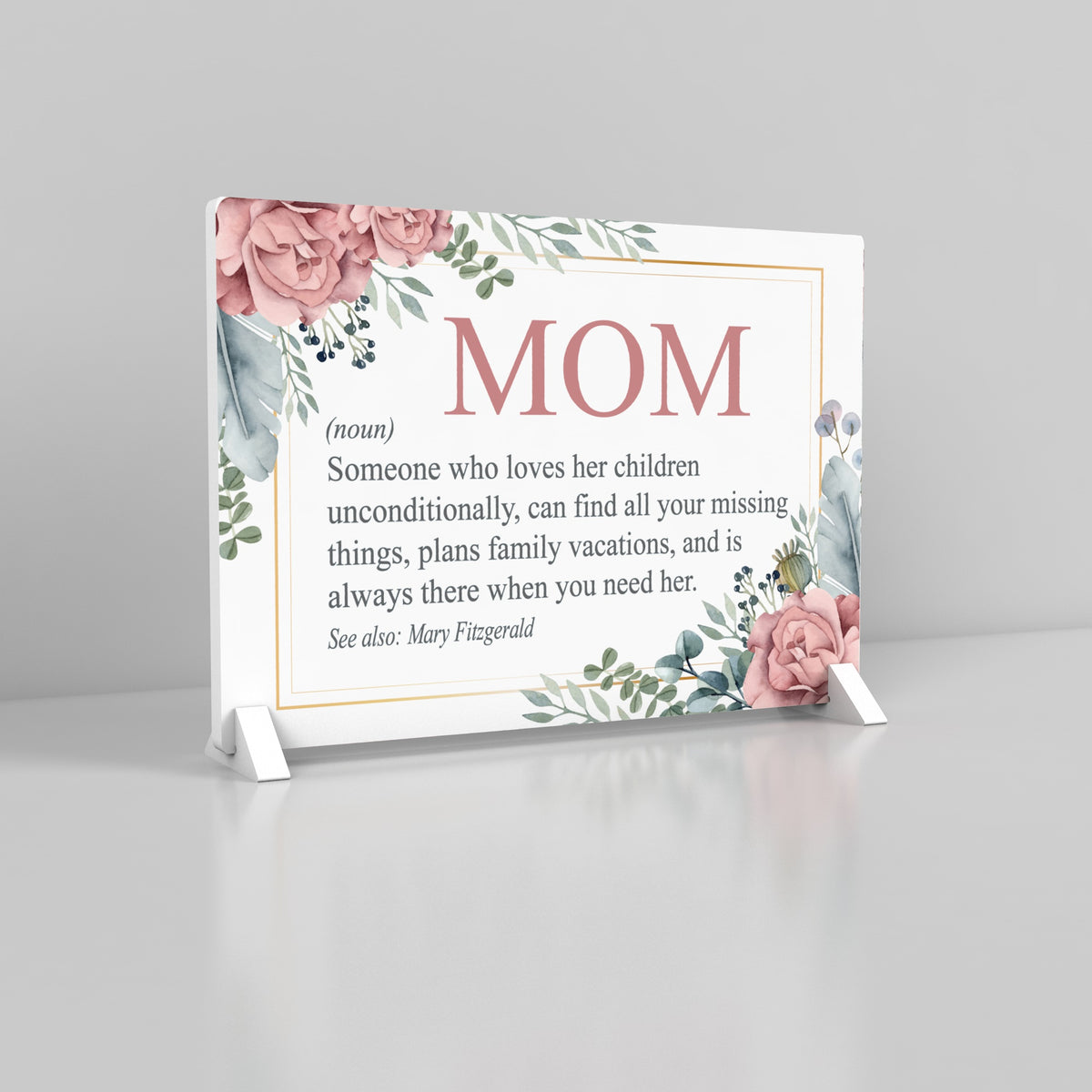 Personalized Mothers Day Gift - Gift Idea For Mom - Personalized Mom Sign for Home Decor