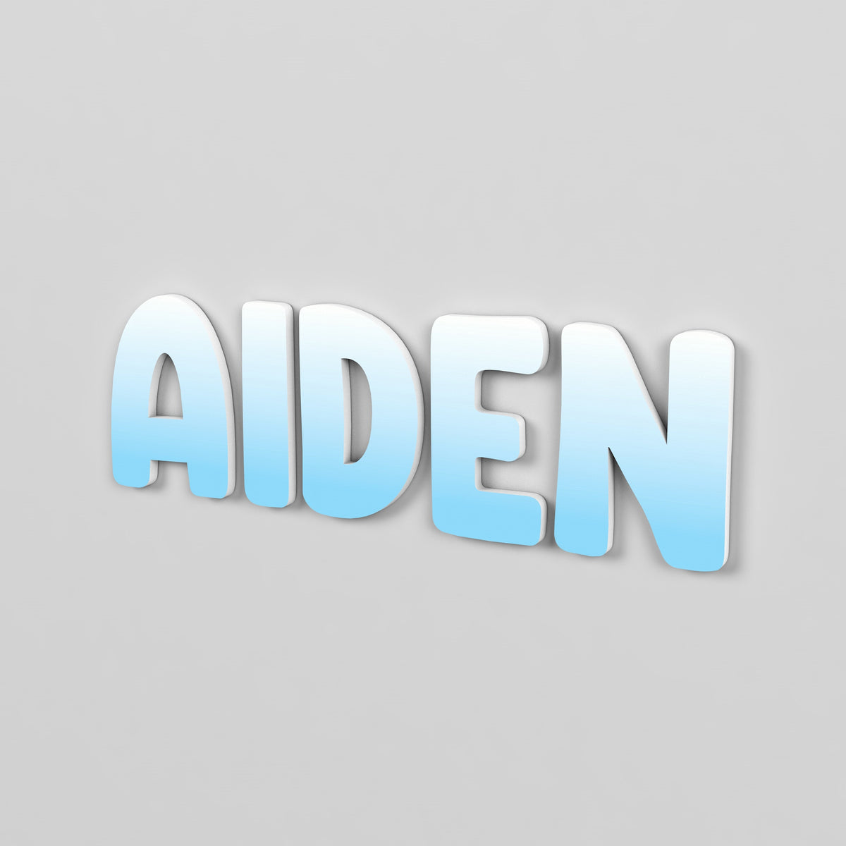 Custom baby name sign wall decor, personalized nursery lettering for above crib