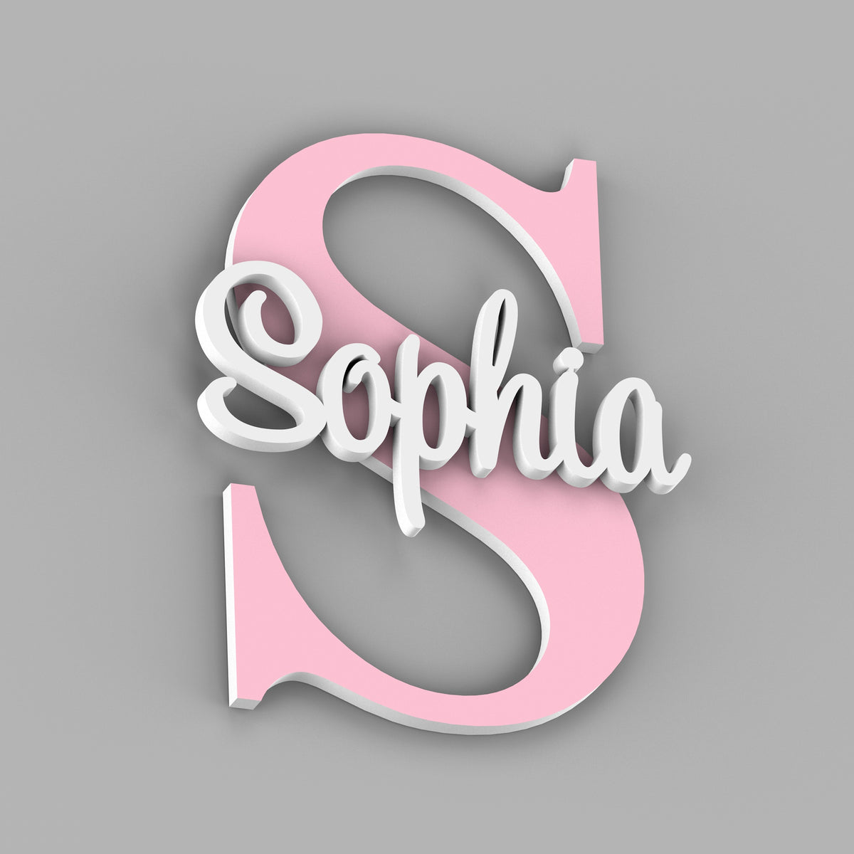 Name sign for Nursery with Capital Letter - Kids Name Signs