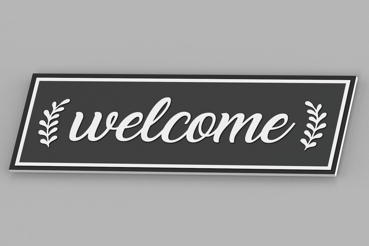 Welcome Sign, Front Door Sign, Indoor and Outdoor Welcome Sign, Entryway Sign, Home Decor