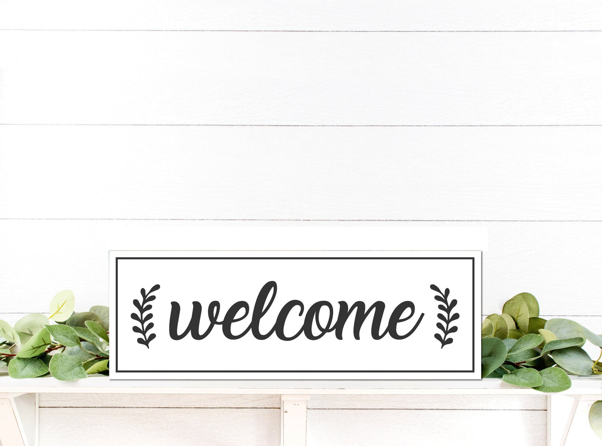 Welcome Sign, Front Door Sign, Indoor and Outdoor Welcome Sign, Entryway Sign, Home Decor